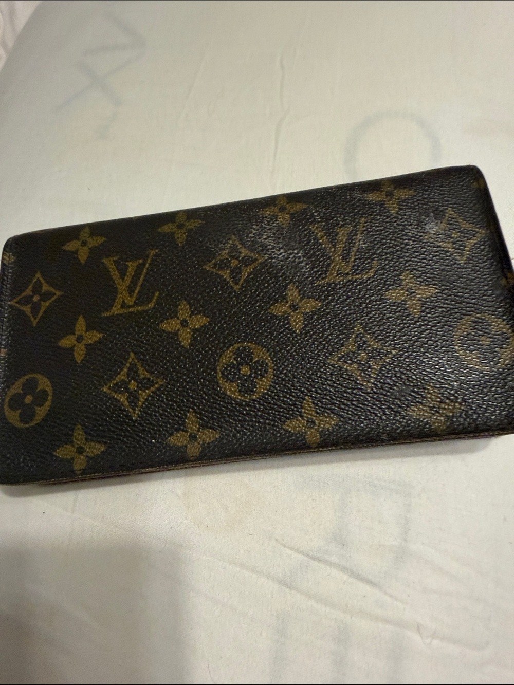 Louis Vuitton Monogram Card & Key Holder in Brown and Gold
